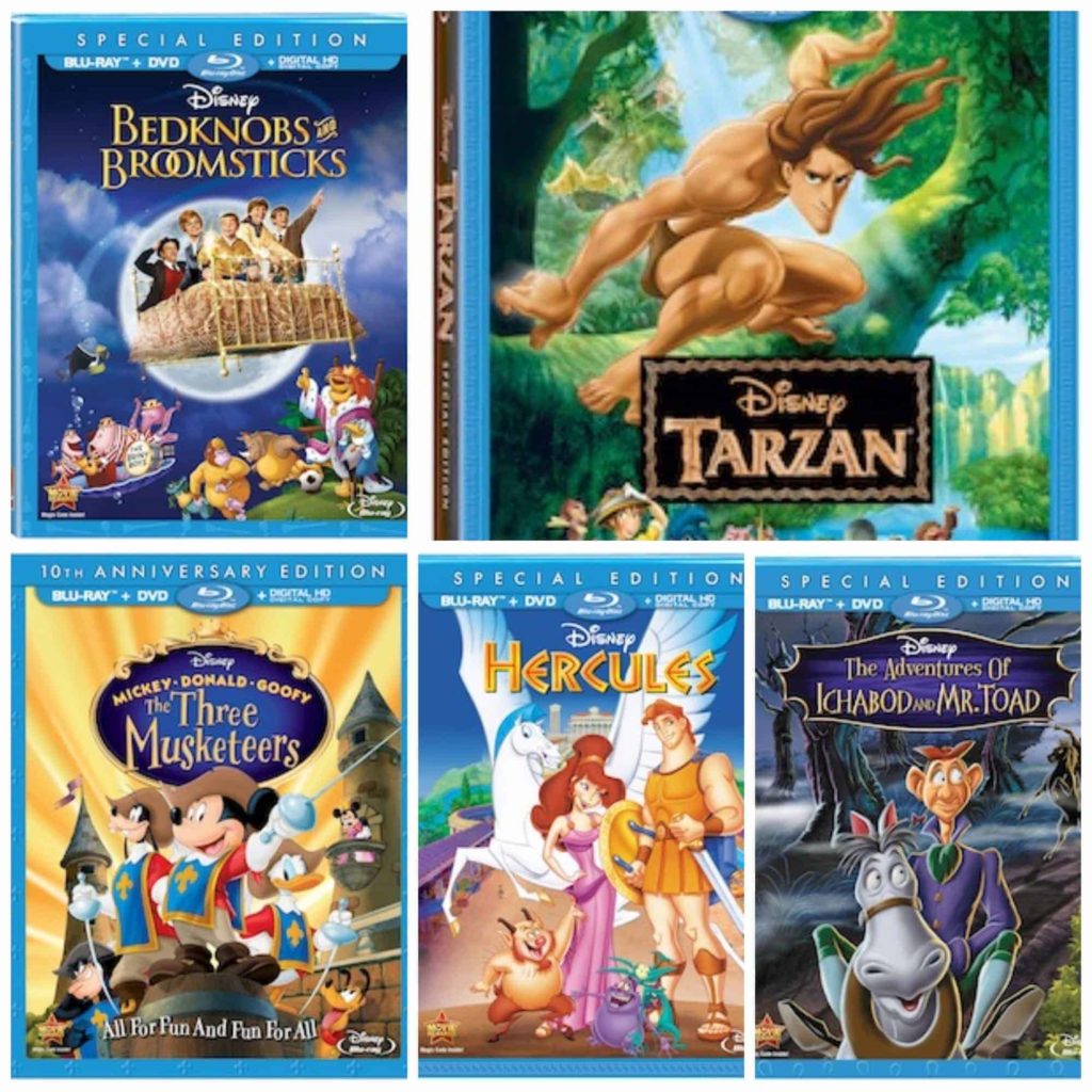 Disney Classics Coming to Blu-ray 8/12