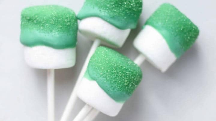 St. Patrick’s day Marshmallow Candy Sticks